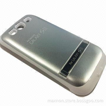 3,200mAh Power Bank Case for Galaxy S3/i9300, with Leather Screen Protector, External Battery Case